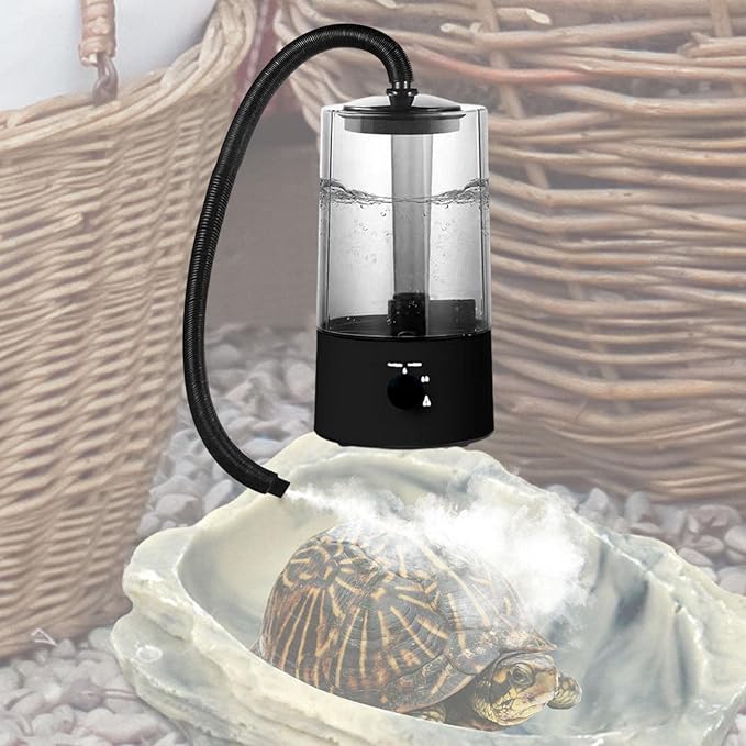 Reptile Humidifiers Mister 4 Liters with Extension Hose US 110V Plug Quiet to Use Top Fill Design Fog Machine Pet Supplies
