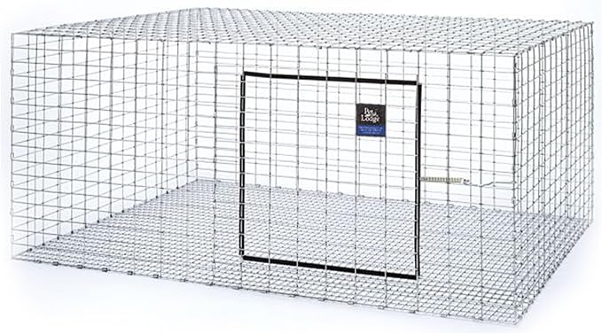 Pet Lodge® Wire Rabbit Hutch | Rust Resistant Galvanized Wire Mesh | Easy to Assemble Stackable Rabbit Cage | Made in USA | 30 X 36