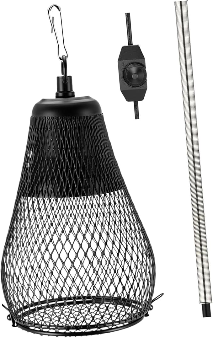 Heat Lamp Cap Anti Scald Lampshade US Plug Professional for Chicks Chameleon