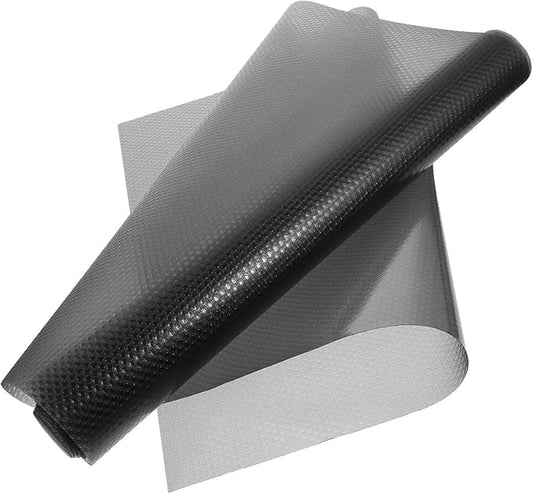 FRCOLOR Reptile Carpet Mat Non-Adhesive Terrarium Substrate Liner 60x150cm Black Reptile Cage Flooring for Leopard Gecko Bearded Dragon Lizard Snake Tortoise