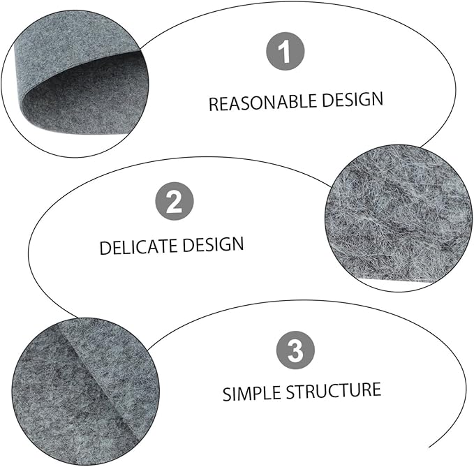 Yardwe Beard Dragon Lizard Carpet Substrate Liner for Reptile Terrarium Moisture Retentive Pet Bedding Mat Gray Climbing Environment for Tortoise and Lizards