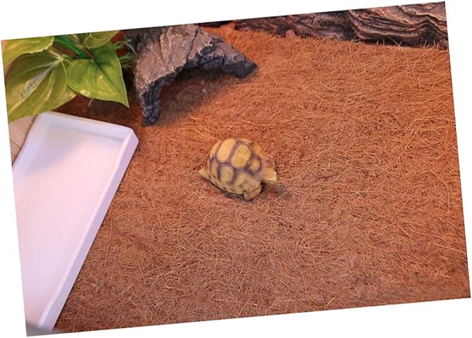 Breathable Terrestrial Bedding Liner Reptile Mat Coir Sheet Lizard Tank Bedding