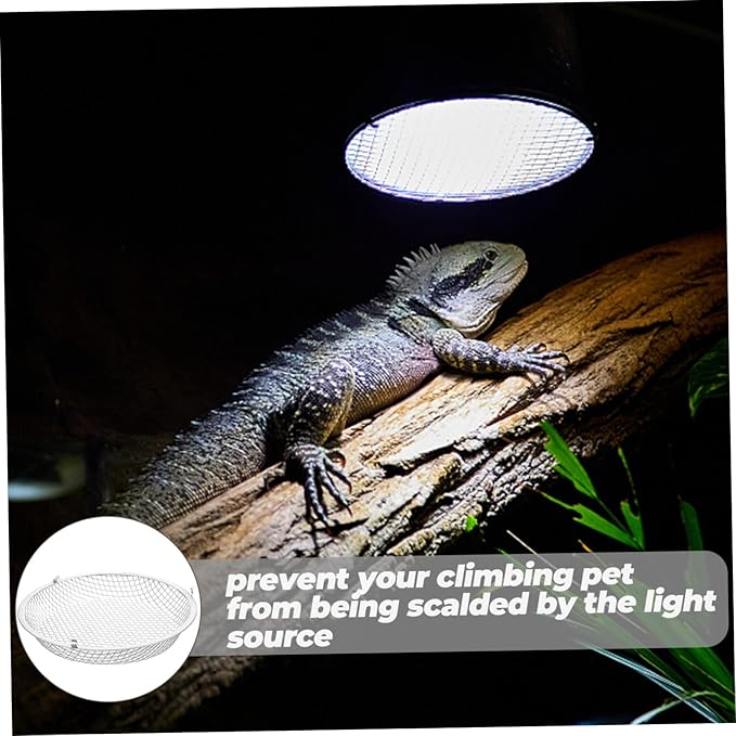 Happyyami Reptile Scalding Lampshade Reptile Lampshade Accessory Sturdy Materials