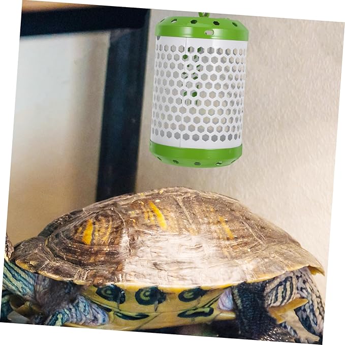 Reptile Heat Lamp Guard Adjustable Ceramic Heat Basking Dome for Lizards Turtles Parrots Durable Antiscald Design for Optimal Heat Distribution Terrariums