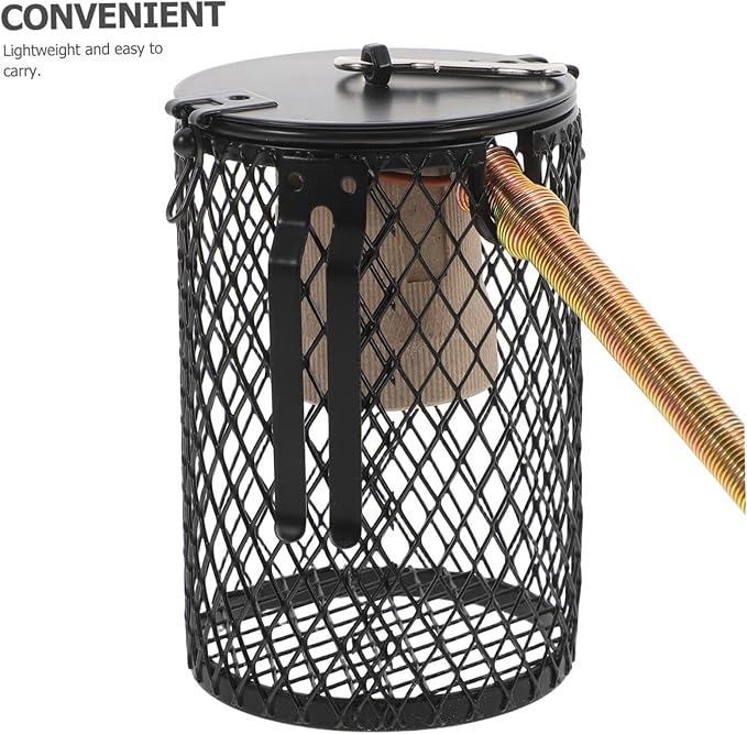 Yardwe Reptile Heating Lampshade Heat Light for Reptiles Bird Warmer for Cage Pet Heating Lamp Scalding Net