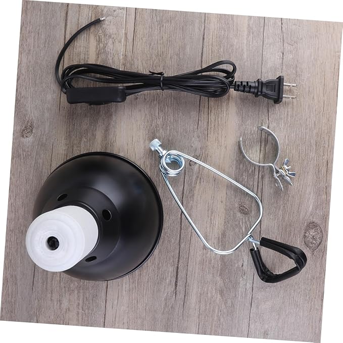 YARNOW 110v Reptile Lamp Fixture High-Strength Cover Turtle Dome for Basking and Heating Easy Installation for Terrariums and Indoor Use