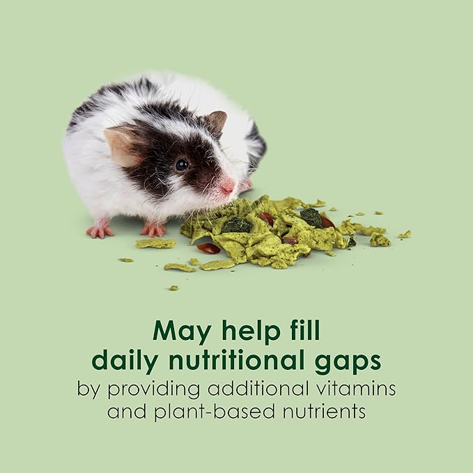 Kaytee Super C Greens, Daily Food Topper with Superfoods for Small Animal Pets, Contains Long-Lasting Vitamin C for Immune Support, 2.75 Ounces (Pack of 4)