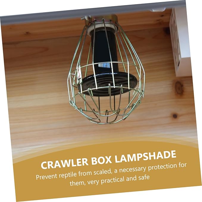 BESPORTBLE Scald Lampshade Reptile Box Protective Cover for Heat Lamps Durable Mesh Design Easy Installation for Reptile Tanks and Terrariums Safe and Functional