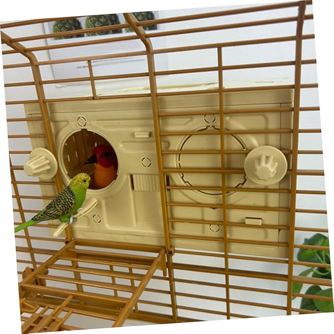 Portable Folding Bird Cage for Outdoor Use Lightweight Pet Travel Carrier for Pigeons and Parrots Easy to Assemble Air Circulation Design for Hiking and Camping