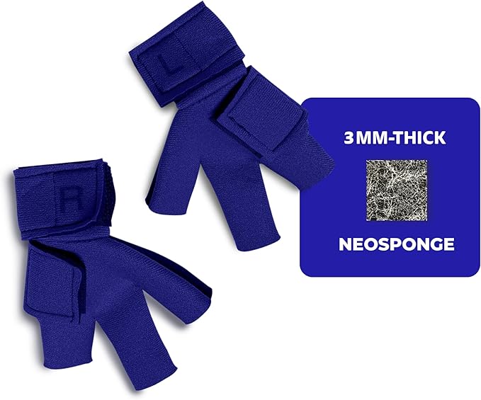 Chicken Shoes for Injured Feet – Protective Neoprene Footwear for Chicken, Open-Toe Design for Bumblefoot Relief, Made in USA - Large, 4" Max. Inside Width, Royal Blue