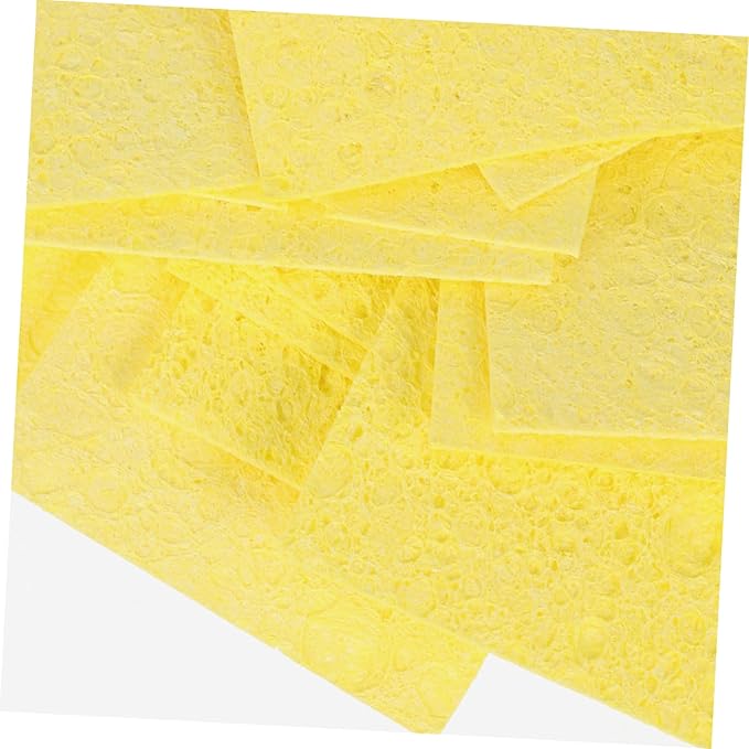 Toyvian 20pcs Maintain Tank Humidity Unbleached Crab Sponges Nutrients for Happy Crabs
