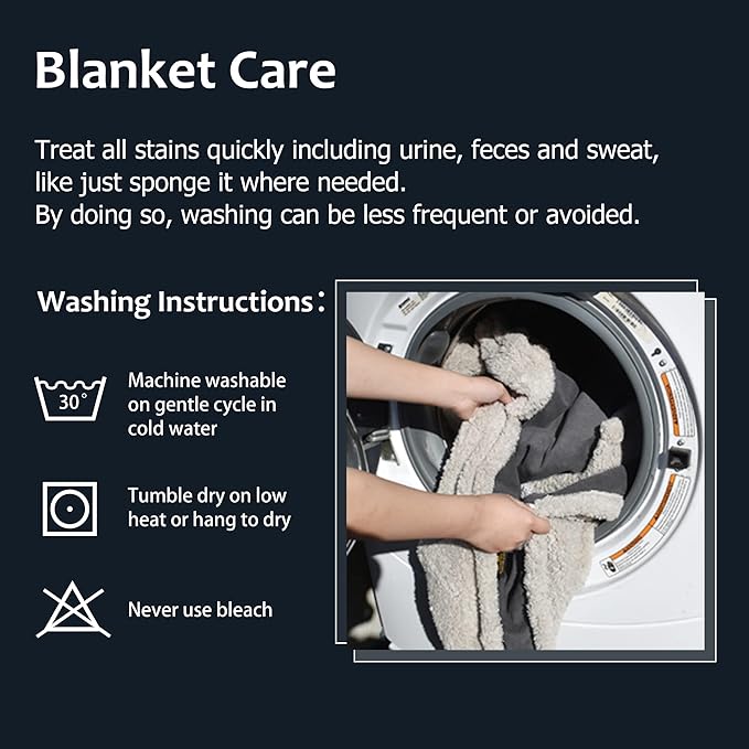 Kritter Planet Waterproof Bed Blanket for Dogs, Washable Stain Proof Pad Bed Cover, Reversible Leakproof Furniture Protector, Liquid Pee Proof Blanket for Couch Sofa, 80x60 inch, Queen Size