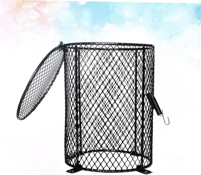 Happyyami Reptile Lamp Cover Scald Protection Lampshade for Reptiles Durable and Wear Resistant Easy Installation Compatible with Bulbs up for Turtle Lizard and Other Pets