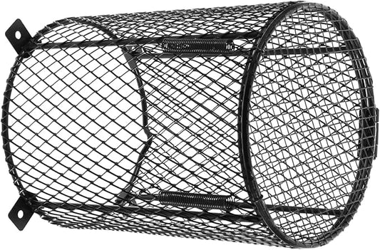 Zerodeko Reptile Heat Lamp Mesh Cover Scald Protector for Easy to Clean and Install Compatible with Various Reptile Cages and Lighting Fixtures