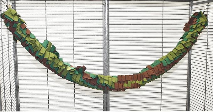 Exotic Nutrition Forest Pouch Set - Hammocks and Bedding for Sugar Gliders, Rats, Ferrets, Chinchillas, Squirrels, Marmosets, Hamsters, Gerbils & Small Animals