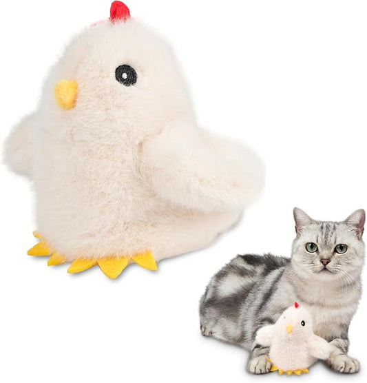 Best Pet Supplies Catify Interactive Flapping Cat Toy - Chick, Beige by BestPetSuppliesLLC