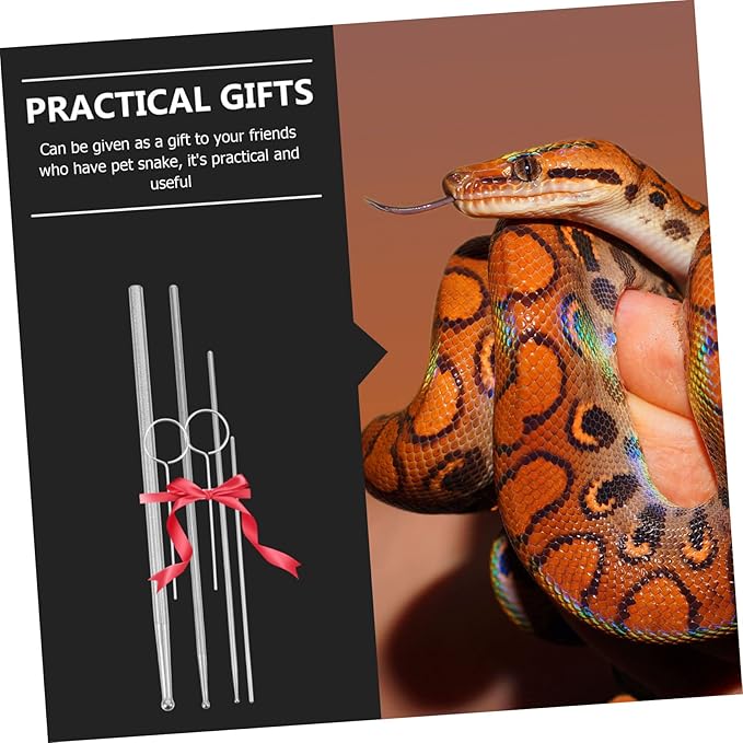 Homoyoyo Snake Gender Detector Probe Metal Snake Gender Tool Easy to Use Reptile Kit