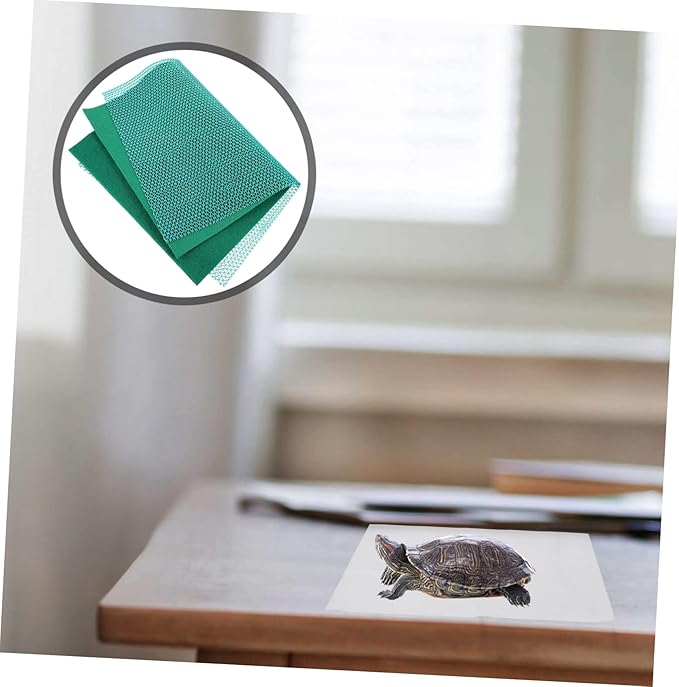 ORFOFE 1 Set Premium Reptile Carpet Bedding for Tortoise Lizard Washable Substrate Mat for Terrarium Soft Cushion for Reptile Habitat for Snakes Geckos and Climbing Pets