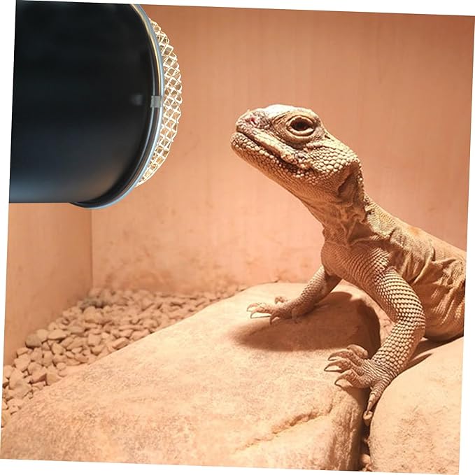 Happyyami Lampshade Accessories for Reptile Terrariums Mesh Cover for Lampshade Supply