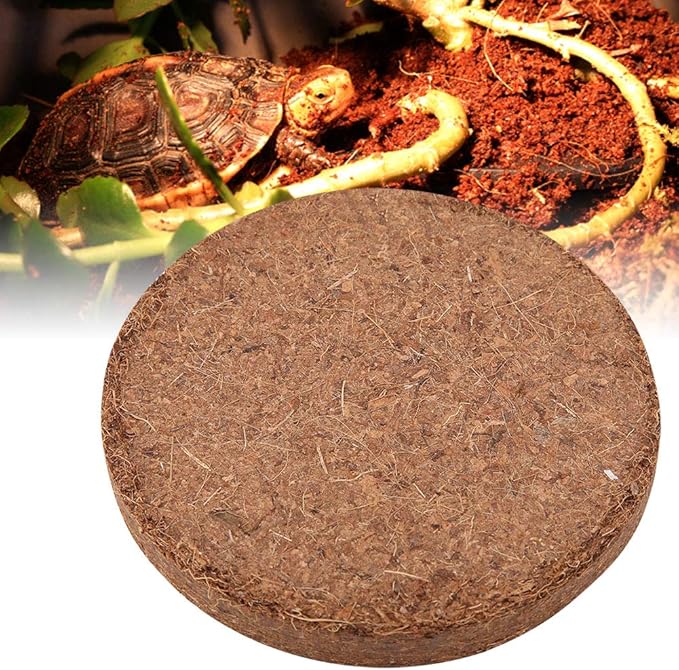 Coconut Fiber Substrate, Coconut Substrate Fiber Substrate Reptile Bedding Reptile Coconut Soil Pad for Spider Lizards