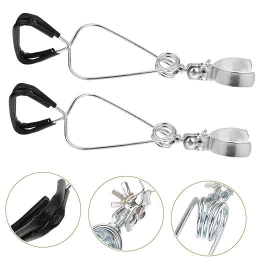 BESPORTBLE 4pcs Adjustable Reptile Light Clamp Fixture for Heat Lamp Support for Fish Tanks Aquariums Easy Install Lightweight Design for Reptile Plant Growth