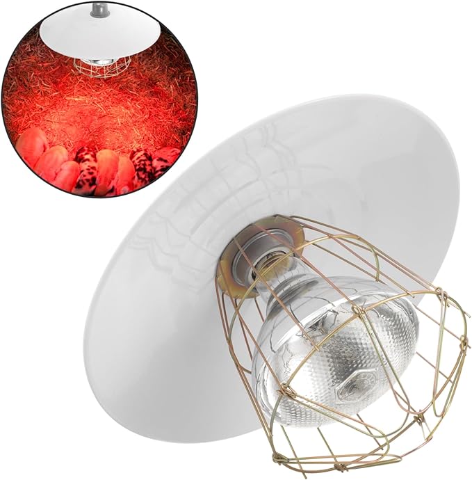 POPETPOP Animal Lamp Ceramic Socket Poultry Heat Preservation Lamp for Chicken Coop