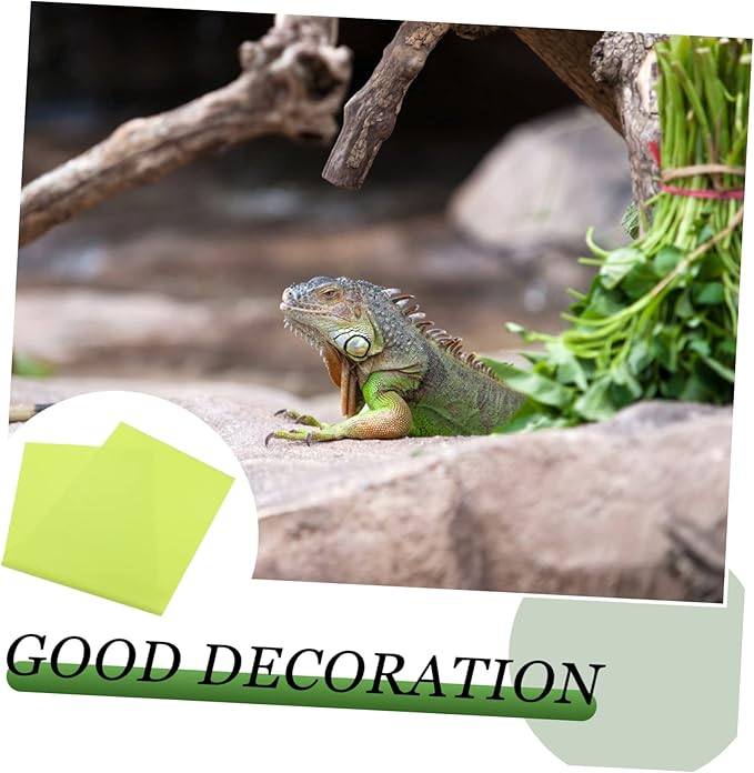 Happyyami Moisture Reptile Cage Mat Easy Clean Liner for Bearded Dragon Tank Terrarium Carpet