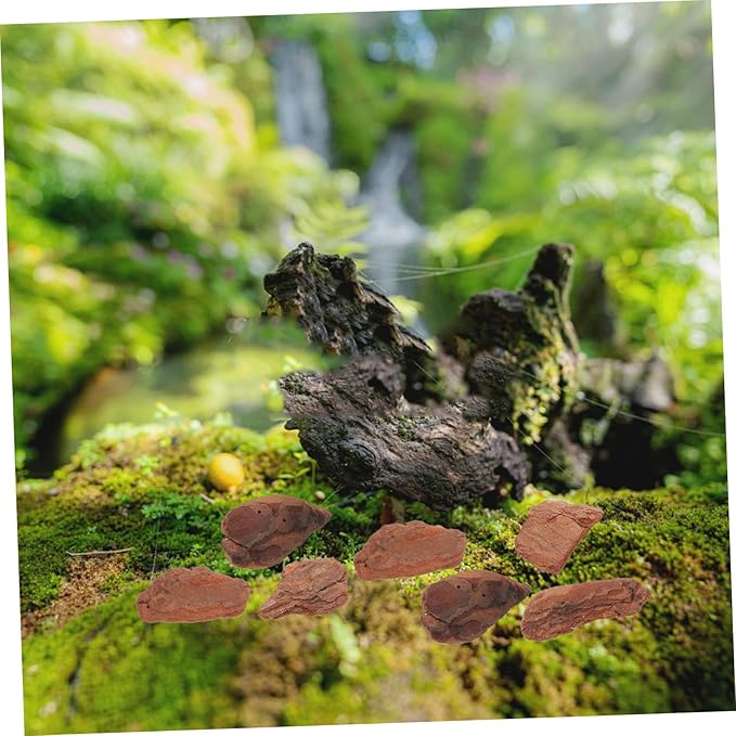 Kisangel Reptile Bark Chips for Terrarium Landscaping Natural Pine Bark Bedding for Turtle and Lizard Habitats 1 Bag Decorative Chips for Reptile Tanks