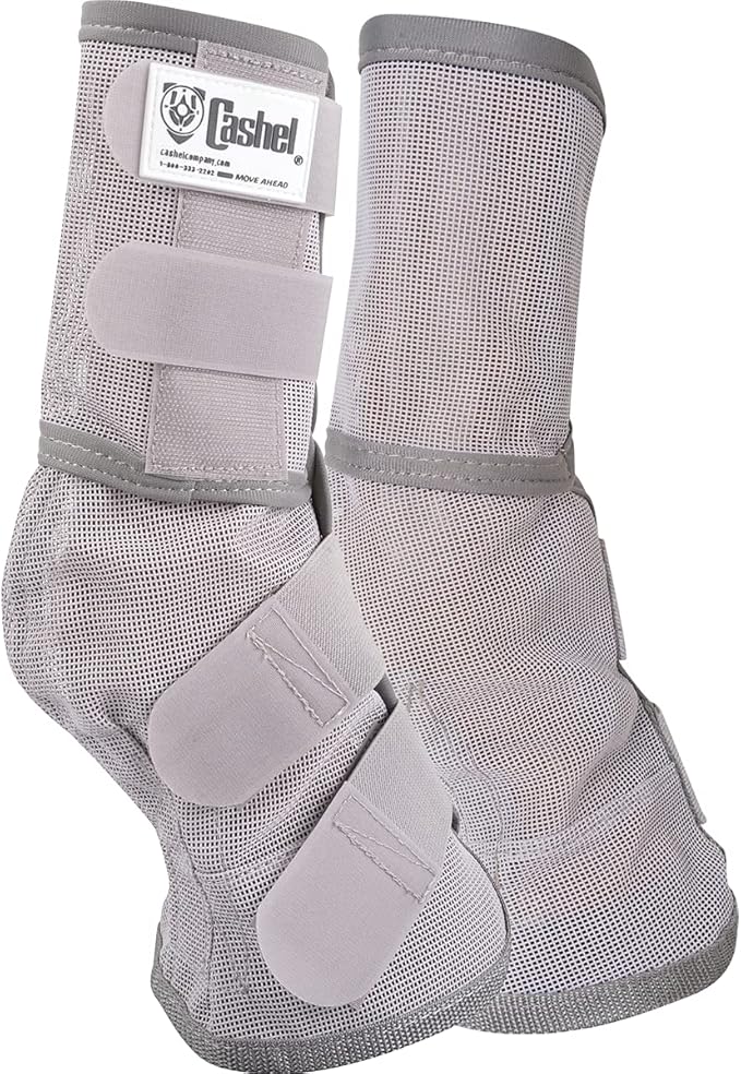 Cashel Crusader Horse Fly Leg Guards Small Horse/Arab Grey