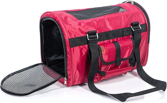 Prefer Pets: Jet Carrier - Pet Travel Carrier - 17”L x 12”H x 10”D - Airline Approved Travel Carrier - Provides A Safe & Secure Way to Travel - Keep You Pet Comfortable