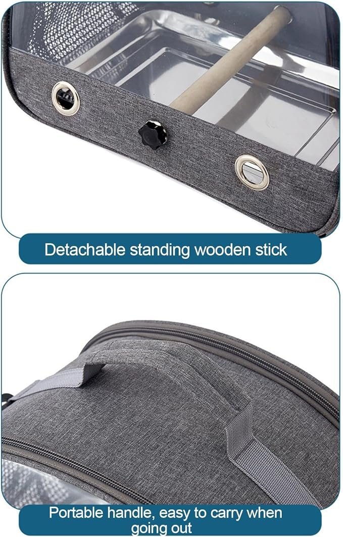 Bird Carrier Travel Cage, Travel Bird Cage | Travel Bag for Bird Cage, Carrier, Small Pet Carrier Bag, Portable Breathable Travel Cage for