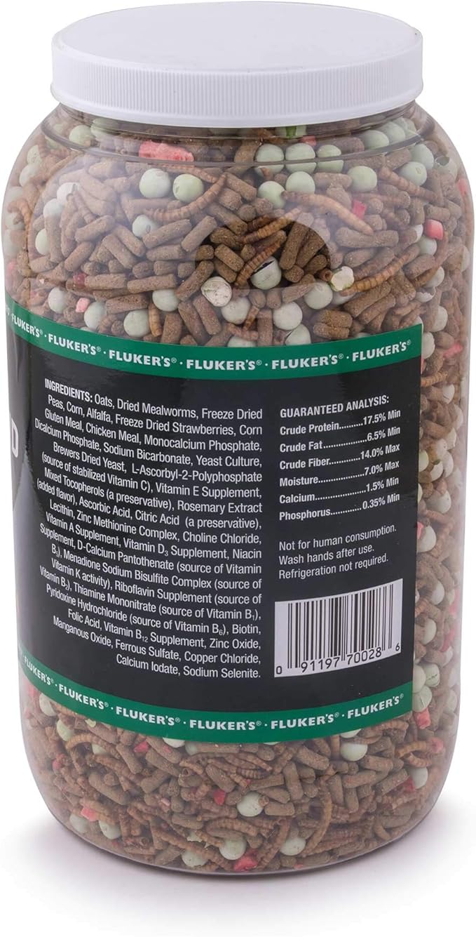 Fluker's Buffet Blend Box Turtle Diet, Insects, Veggies and Fruit with Fortified Pellets, 3.25 lbs.