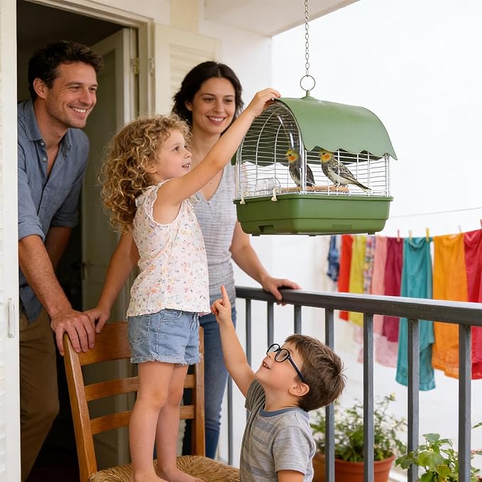Bird Travel Cage | Transparent Bird Travel Carrier,Conure Carrier Cage - for Indoor Outdoor Balcony Living Room Park Parakeet Conure Canary Lovebird