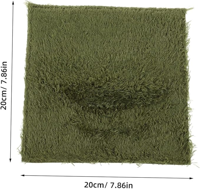 BESPORTBLE 5pcs Reptile Carpet Mat Imitation Grass Bedding Liner for Tortoise Snake Terrarium Portable Wear-Resistant Easy to Clean s