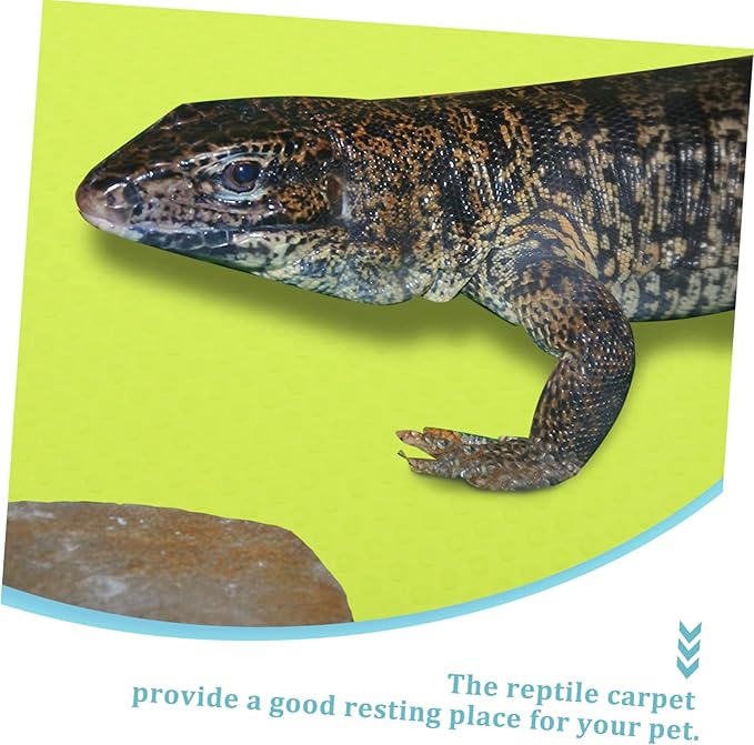 UPKOCH Non-Slip Reptile Carpet Substrate for Leopard Gecko Lizard Snake and Turtle Terrarium Bedding and Accessories for Reptile Tanks