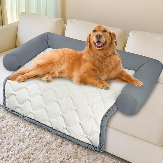 Waterproof Couch Cover for Dogs, Removable Dog Sofa Cover Protector for Pets, Scratch Proof Furniture Protector, Non-Slip Dog Bed Mat, 43.5 * 33.5 Inch, Perfect for Small & Medium Sized Dogs and Cats