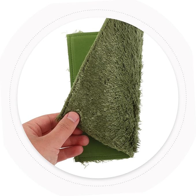 balacoo Sized Reptile Carpet Mat for Tortoise Bedding Reptile Cage Liners Lizard Carpet Mat Easy to Clean