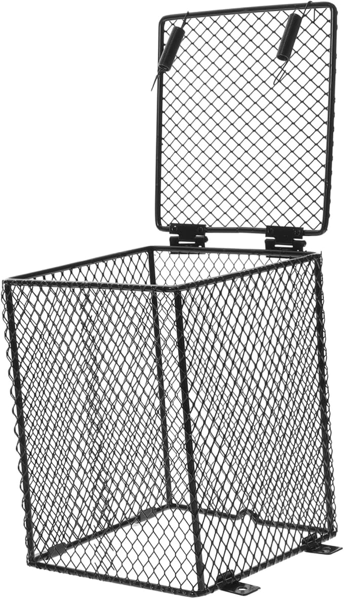 Toddmomy 3pcs Pet Cage Heating Lamp Protective Cover Mesh Shade for Reptile Heat Light for Parrots Turtles and Animals Easy Installation Safe Use