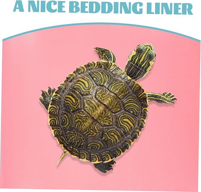 200m Reptile Carpet Mat for Terrarium Non-Absorbent Bedding for Bearded Dragon Leopard Gecko Snake Lizard Tortoise Lightweight Easy to Clean