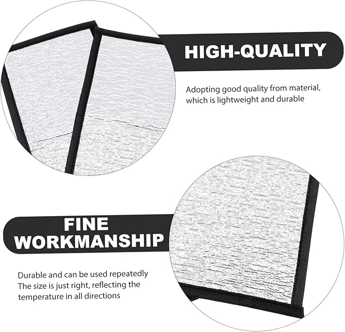 Reptile Heat Lamp Heat Pad for Reptiles Reflective Film Pet Warm Mat Winter Pad