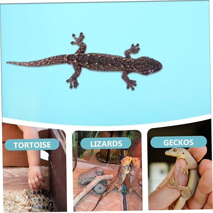 UPKOCH Reptile Carpet for Bearded Dragon Lizard Snake Non-Slip Terrarium Bedding Mat Waterproof Reptile Cage Mat for Turtles and Geckos