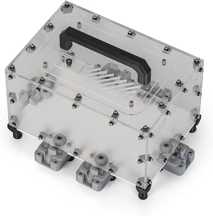 Outworld MK2 2:1 | 3D Anti-Leak Modular Foraging Box for Ants, Terrarium for Ants (Gray)