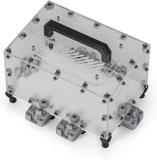 Outworld MK2 2:1 | 3D Anti-Leak Modular Foraging Box for Ants, Terrarium for Ants (Gray)