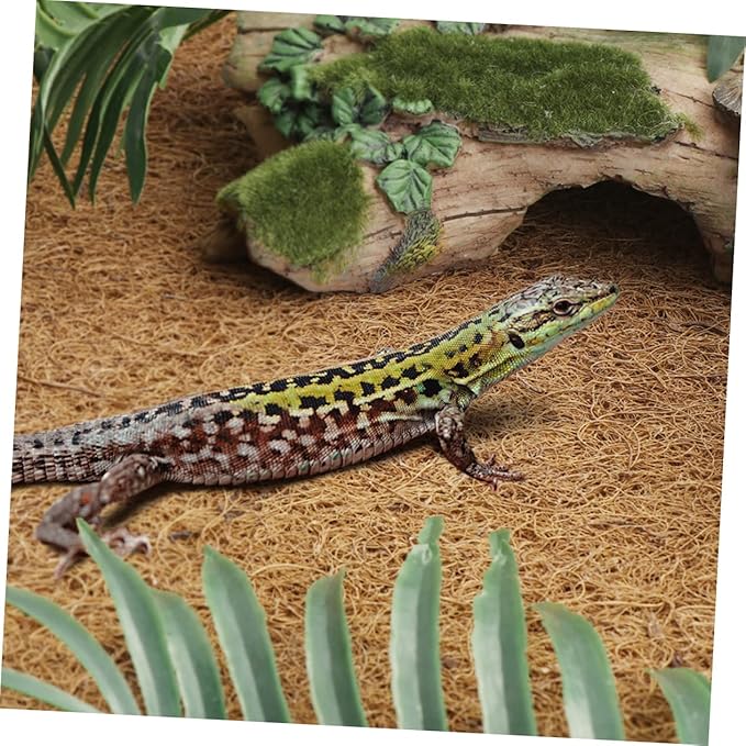 SUPVOX Leopard Gecko Accessories Pet Terrarium Liner Reptile Bedding Carpet Substrate for Reptile Tank