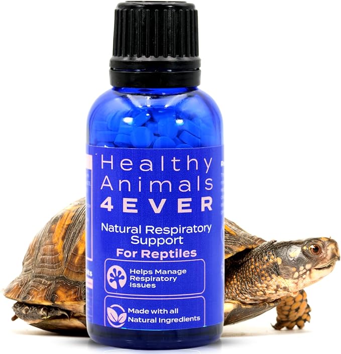 HealthyAnimals4Ever HA4E - Reptile Respiratory Support - Natural Immune-Boosting Formula for Breathing Ease, Airway Clarity & Lung Health - 300 Tablets