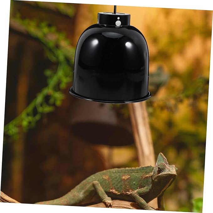 Reptile Heat Lamp Dome Shade Protector for Snakes and Turtles Safety Cover for Terrariums Visibility and Provides Essential Heat