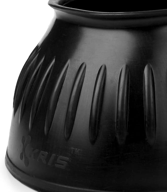 LeMieux Black Rubber Bell Overreach Horse Boots - Protective Gear and Training Equipment - Equine Boots, Wraps & Accessories