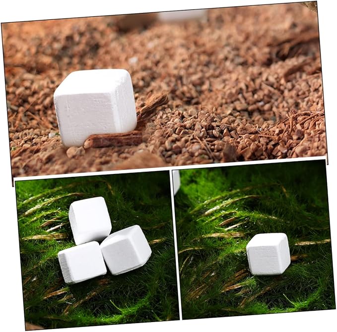 Abaodam 30pcs Reptile Mineral Rocks for Turtles Tortoises Lizards Frogs Supplements for Aquatic Semi Aquatic Pets Growth Vitality Water Quality Stability