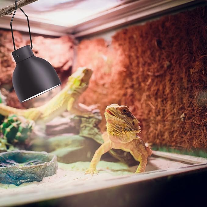 MERRYHAPY 10Pcs Crawling Pet Lampshade Clips for Reptile Light Fixtures Compatible with Shades Smooth Edges for Safe Use Easy Installation for Lizards Turtles and Frogs