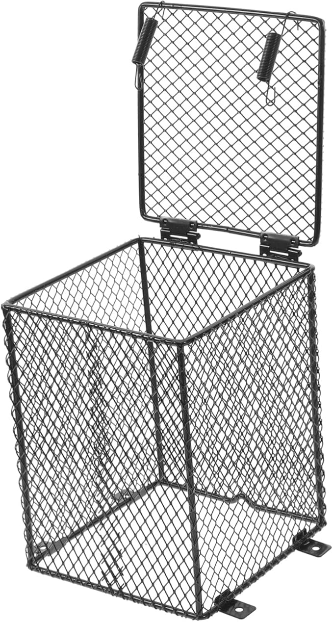 Toddmomy 2pcs Reptile Heat Lamp Mesh Cover Protective Shade for Crawler Tanks Easy to Install Efficient Heat Dissipation Scalding for Turtles Lizards Birds